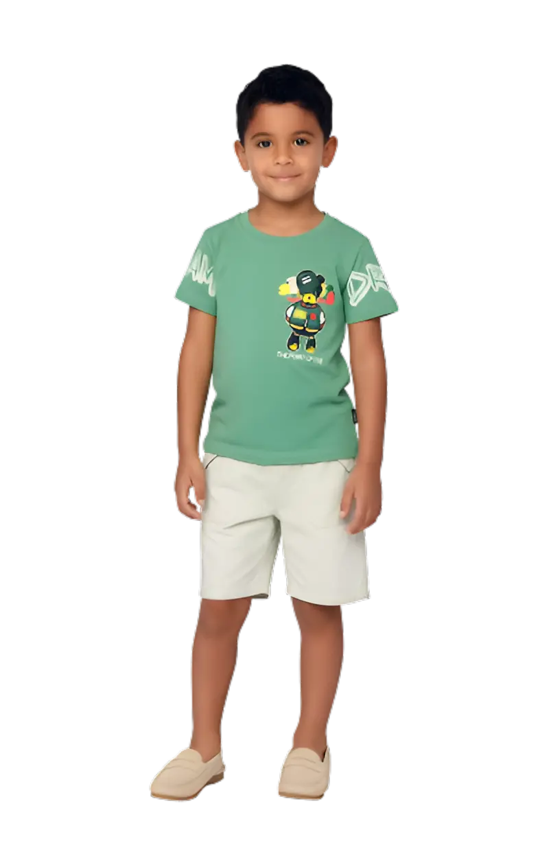 Casual Tshirt & Shorts Set